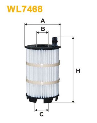 WIX FILTERS Масляный фильтр WL7468